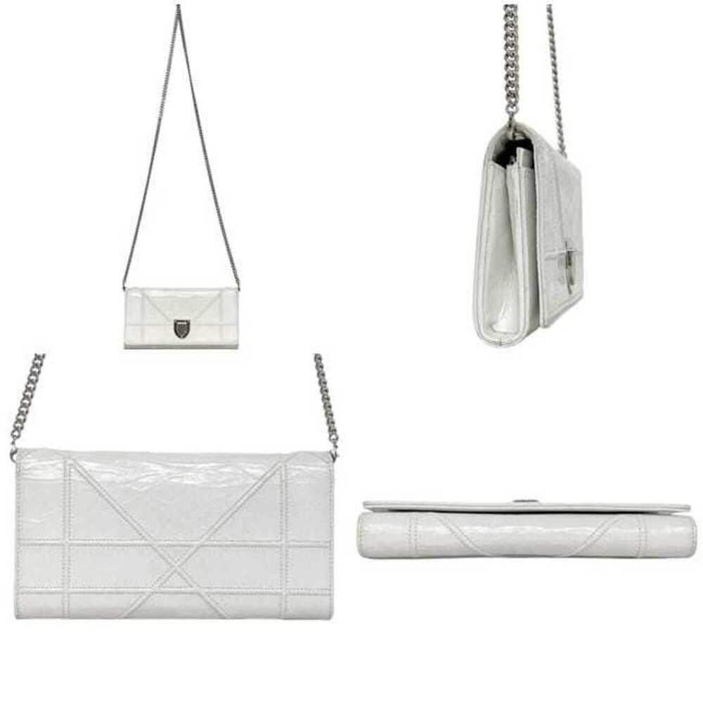 CHRISTIAN DIOR White Leather Shoulder Bag - Picture 3 of 11